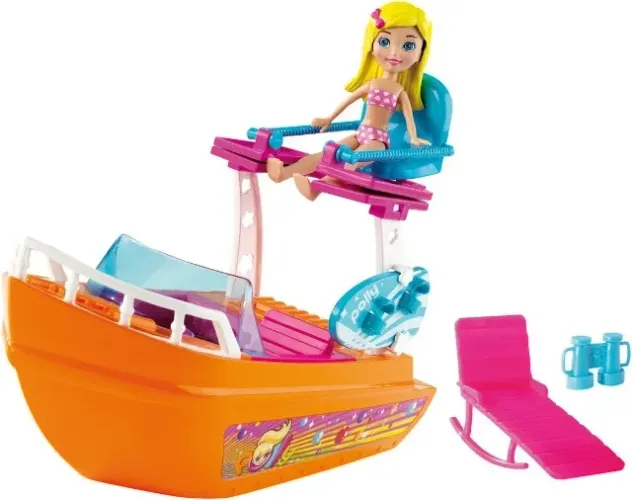 Polly Pocket Barco Splash Adventure Cruisin NOVO