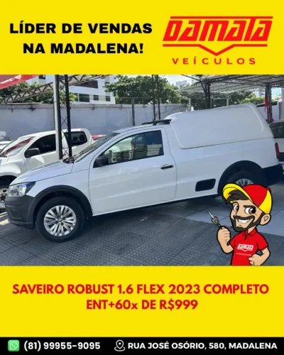 Volkswagen Saveiro Robust 1.6 Total Flex 8V 2023