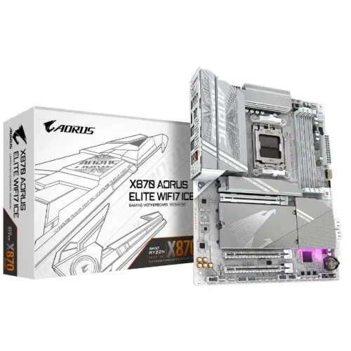 Placa mãe X870 Aorus Elite Wifi 7 Ice