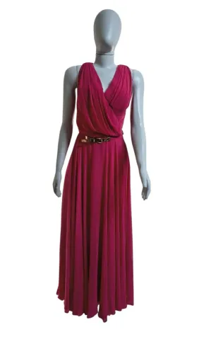 Vestido Longo Cor pink