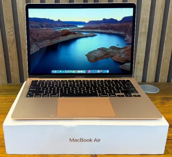 Apple Macbook Air M1 A2337 Cor Gold Bateria 94% Com Caixa