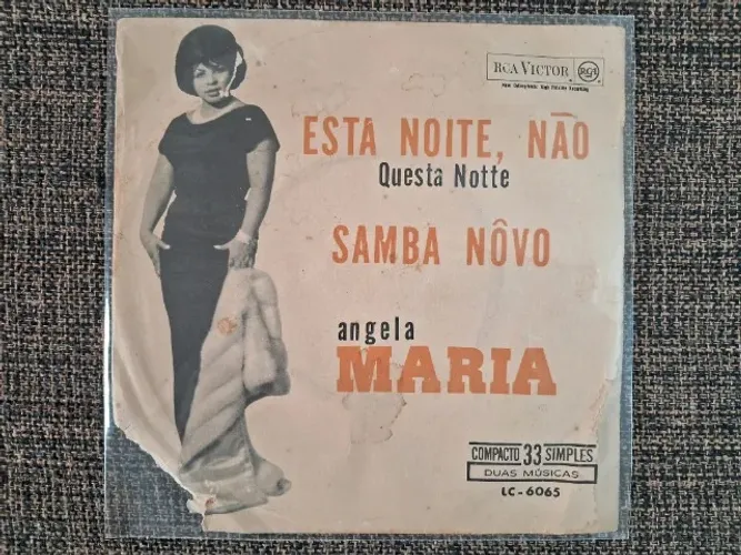Compacto Angela Maria - Esta Noite, Não / Samba Novo