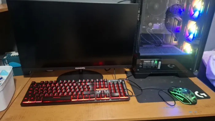 PC Gamer Completo Ryzen 5 4600G + Monitor + Periféricos (Impecável / 1 Ano de Uso)