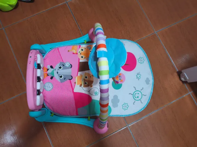 Tapete de Atividades com piano e bluetooth pastime 2.0 rosa-maxibaby - maxi baby