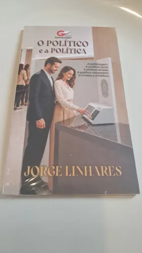 Livro O político e a política de Jorge Linhares 