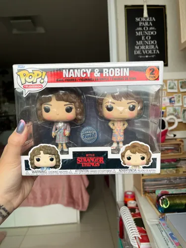 Funko POP! Nancy and Robin 2 pack - Edição especial Funko