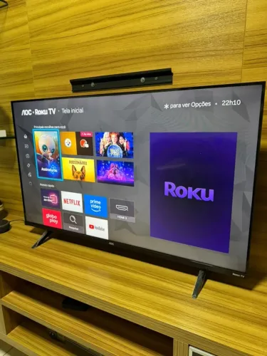 Televisão AOC 43 Roku TV