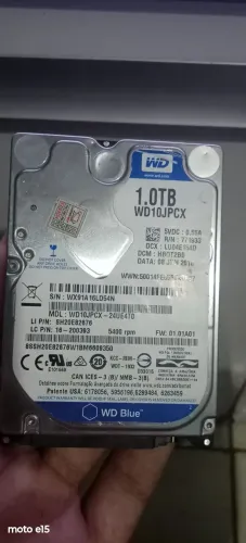 Vendo HD 1tera pra sair logo funcionando perfeitamente saudável 100% 