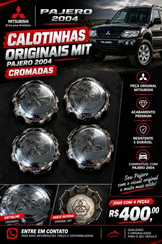 Calotas originais pajero e l200