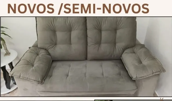 Vendo sofá 2 lugares semi- novo