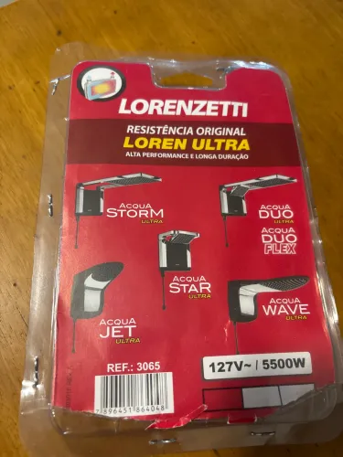Resistência chuveiro Lorenzetti