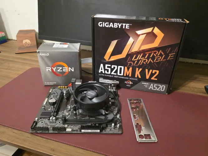 Kit Ryzen: Ryzen 3200G | A520 Gigabyte | Cooler Box AMD
