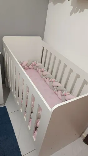 Berço mdf vira cama