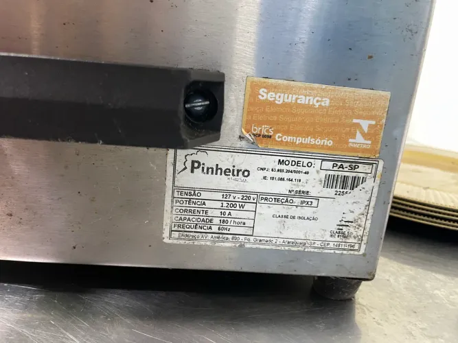 Fritadeira Industrial Elétrica 10l Inox 2 Cubas