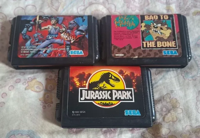 Lote 3 Top Jogos Mega Drive Japones (LEIA)