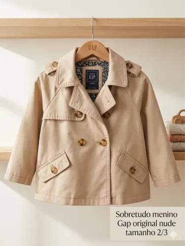 Sobretudo infantil Gap nude