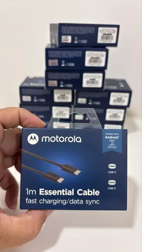 Cabo Motorola Original USB-C 1 Ano Garantia