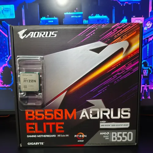 KIT UPGRADE AMD Ryzen 7 5700X + B550M Aorus Elite