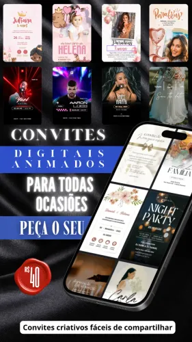 Convites Digitais Animados Personalizados