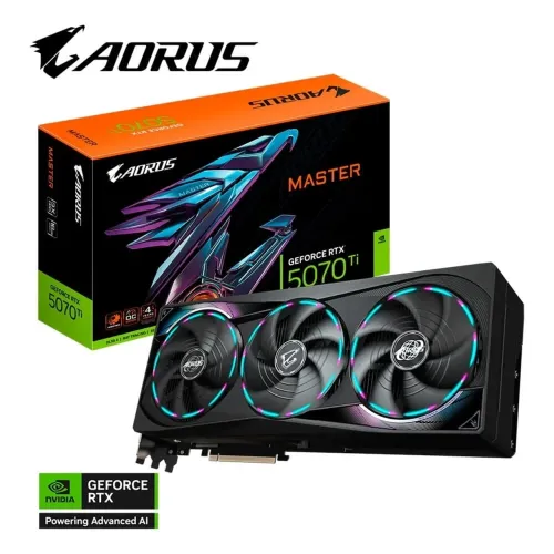 Placa de Vídeo RTX 5070 TI  Aorus Master 16Gb