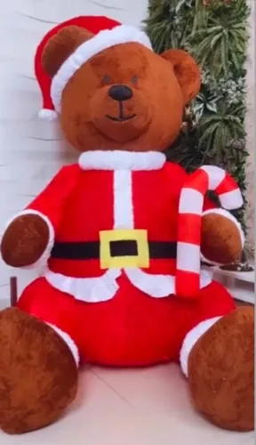 Urso Inflável de Natal