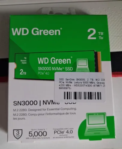 SSD 2TB Gen4 WD GREEN SN3000 (5000/4200)