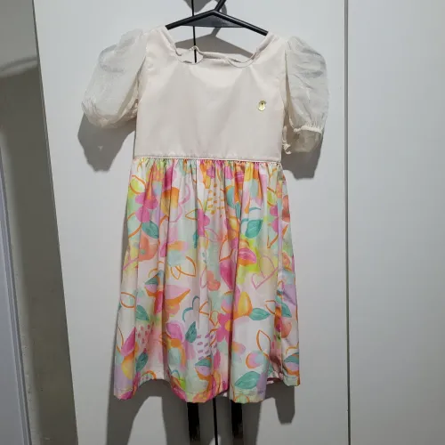 Vestido novo infantil tam 6 marca Alphabeto