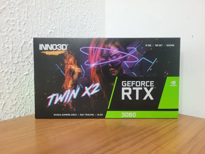 Placa de Video NVIDIA GeForce RTX 3060 12GB TWIN X2 INNO3D