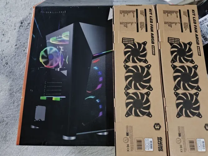Gabinete bluecase, com fans e controladora!