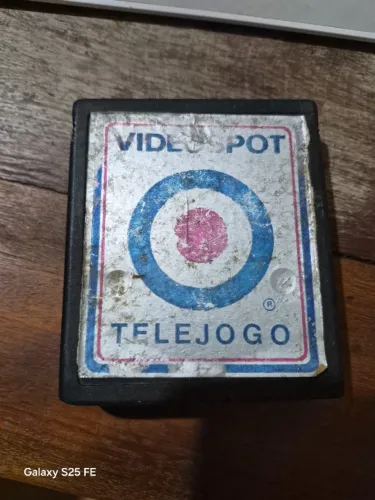Cartucho de jogo Videspot para o console Atari 2600 Telejogo