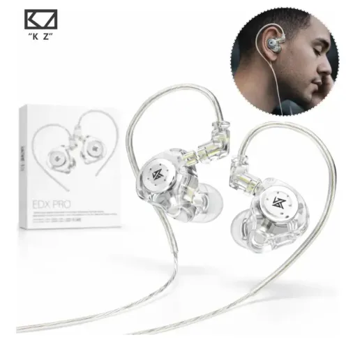 fone de ouvido kz edx pro dj músico