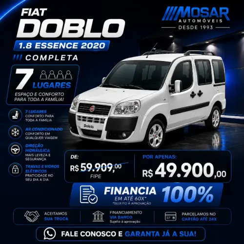Fiat Doblo Essence 1.8 Flex 16V 5P 2020