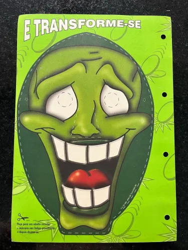 Folha do Maskara do Álbum de Tazos