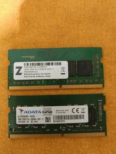 Memoria DDR4 32GB 3200 Notebook Sendo 02 pentes de 16GB