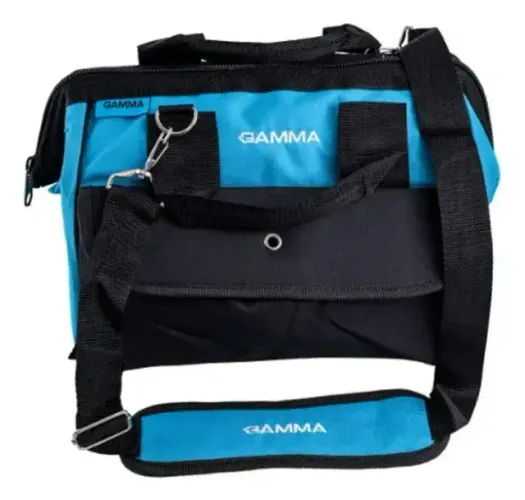 Bolsa Para Ferramentas Em Lona 12'' Gb0020/br Gamma Cor Azul/preto