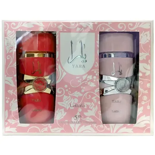 Kit Perfume Feminino Lattafa Yara EDP 100 ml + Perfume Yara Candy EDP 100 ml