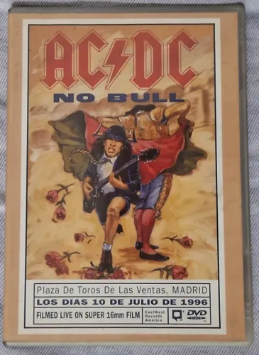 DVD AC/DC NO BULL P1996 com encarte Ótimo estado!
