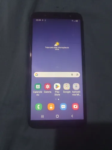 Smartphone Samsung Galaxy j8 64gb 4de ram usado c/ capa e película