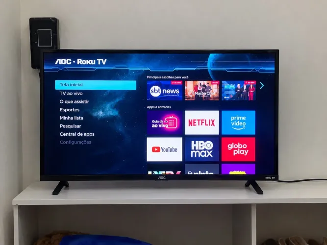 Smart TV AOC Roku 32 polegadas