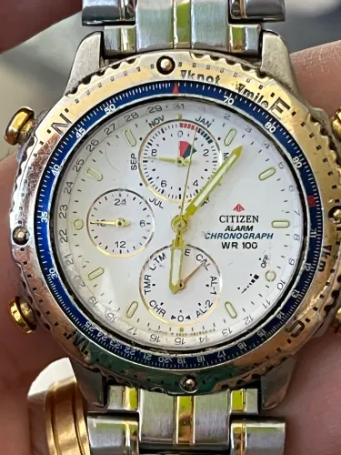 Raríssimo Relógio Citizen Promaster Wingman 6850 Vintage - Original e Raro