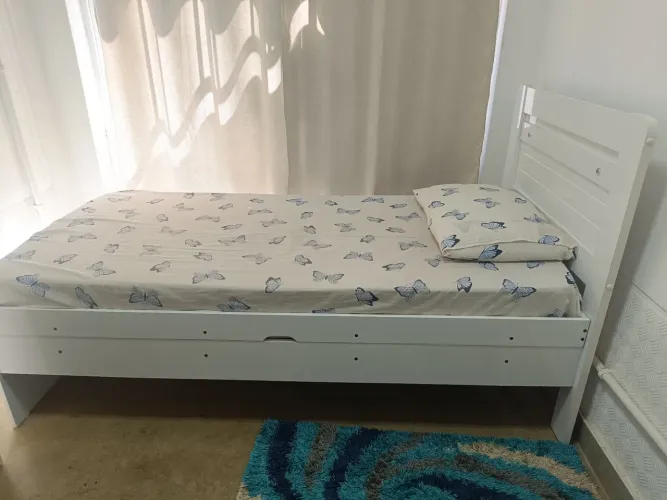 Cama Baú + colchão de solteiro