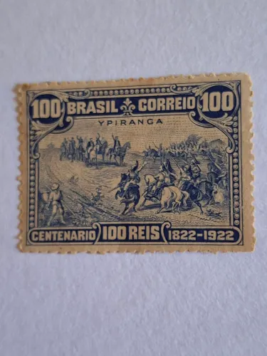 Antiguidade Selo Grito do Ipiranga 1922
