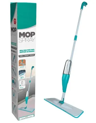 Mop Spray PRO Magico Com Reservatorio Rodo De Limpeza Refil Microfibra