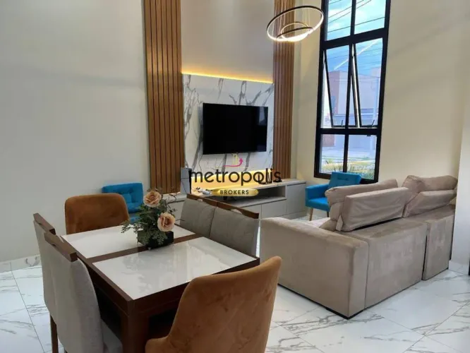 Casa Térrea 100% mobiliada com 2 dormitórios à venda, 110 m² por R$ 1.300.000 - Jardim Tos