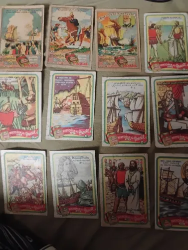 Estampas Eucalol série História do Brasil lote com 23 unidades diferentes ver fotos 