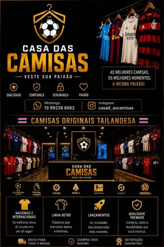 Lote atacado camisa futebol seleções clubes ligas