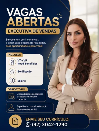 Vaga executiva de venda