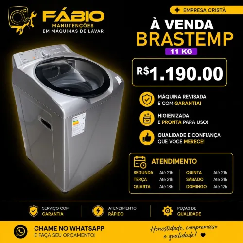 Máquina de Lavar Brastemp 11kg Revisada com Garantia
