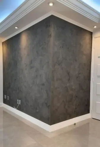 Cimento queimado aplicação pintura pintor profissional 