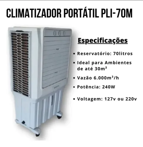 Climatizador Polo Clima 70 litros